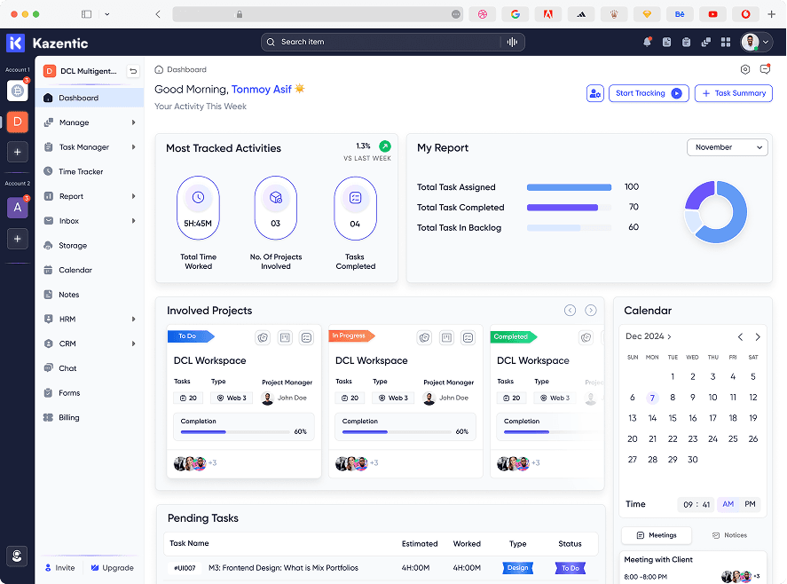 Dashboard Preview